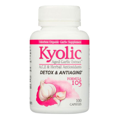 Organic Formula 105 Detox & Anti Aging 100 Caps - Kyolic -