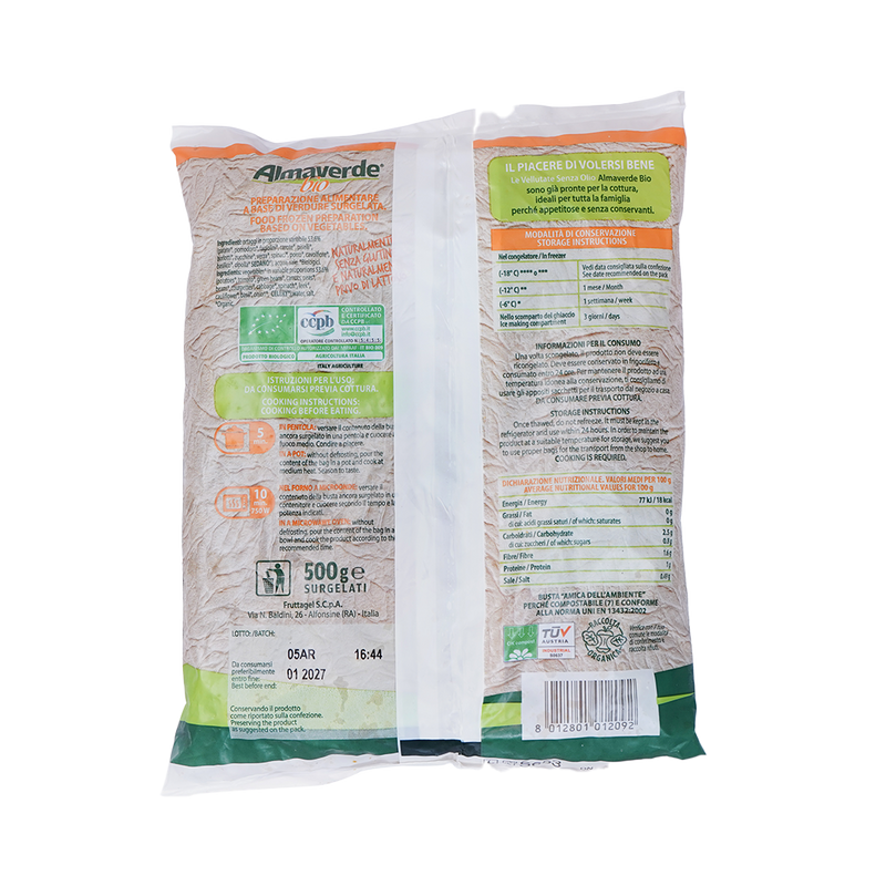 Organic Frozen Vegetable Mix Soup 500g