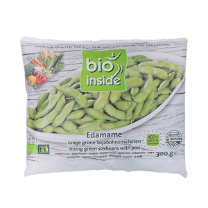 Organic Frozen Edamame Soy Beans 300g with pod - Bio Inside -
