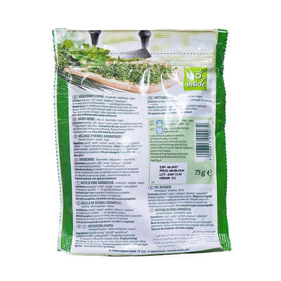 Organic Frozen Mixed herbs 75g - BIOINSIDE -
