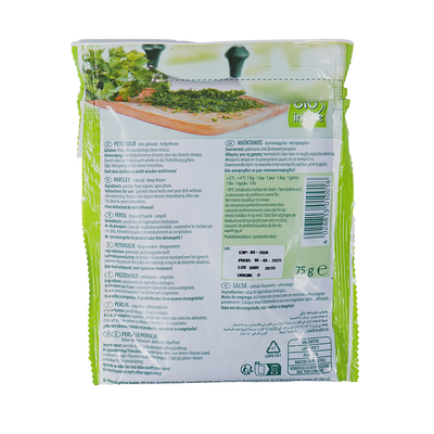 Organic Frozen Parsley 75g - BIOINSIDE -