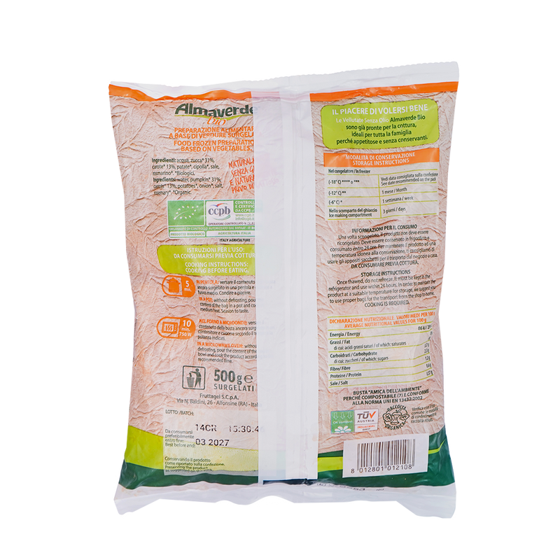 Organic Creamy Pumpkin And Carrots Soup 500g