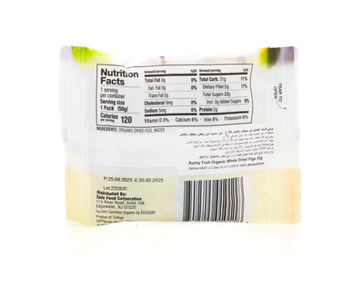 Organic Dried Figs 50G