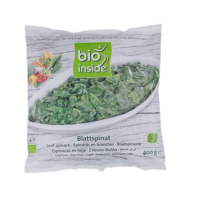Organic Frozen Leaf spinach 400g - Bio Inside -