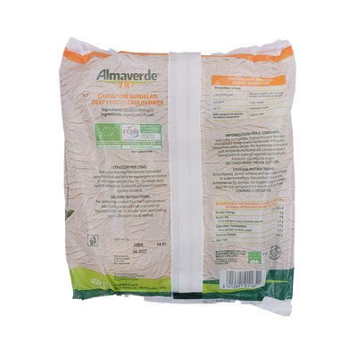Organic Frozen Cauliflower Florets 450g