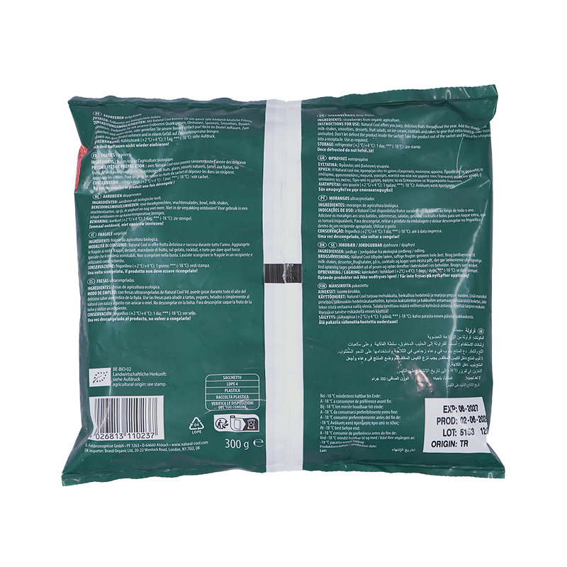 Organic  Frozen Strawberries 300G