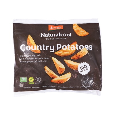 Organic Frozen Country Potatoes 450g