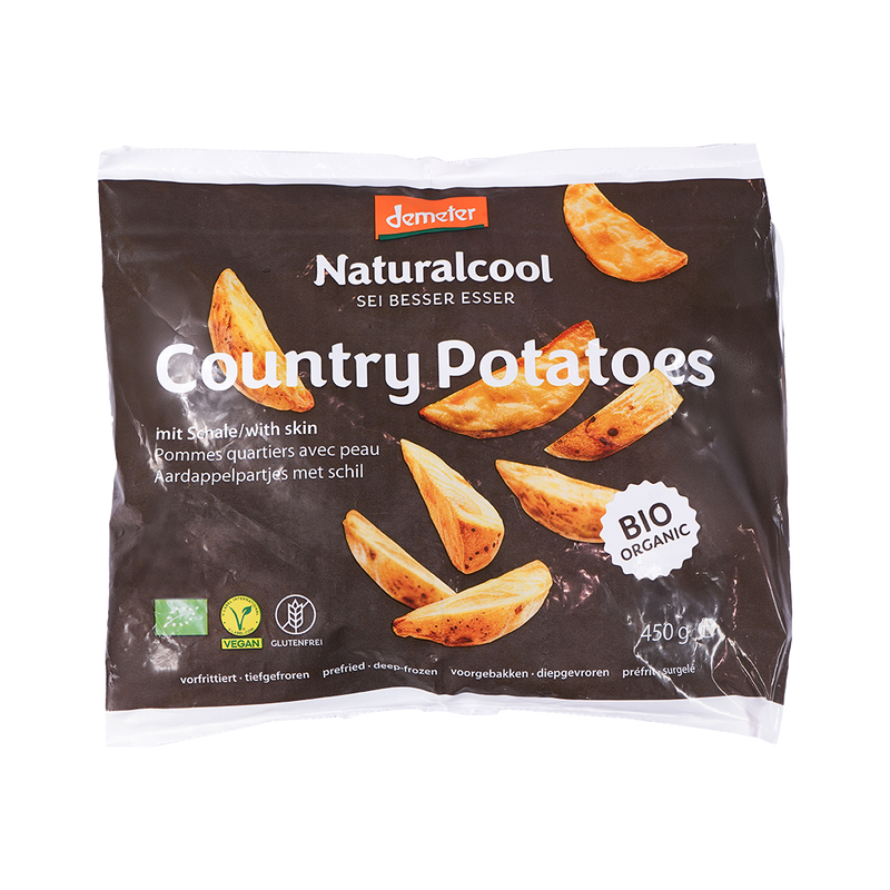 Organic Frozen Country Potatoes 450g