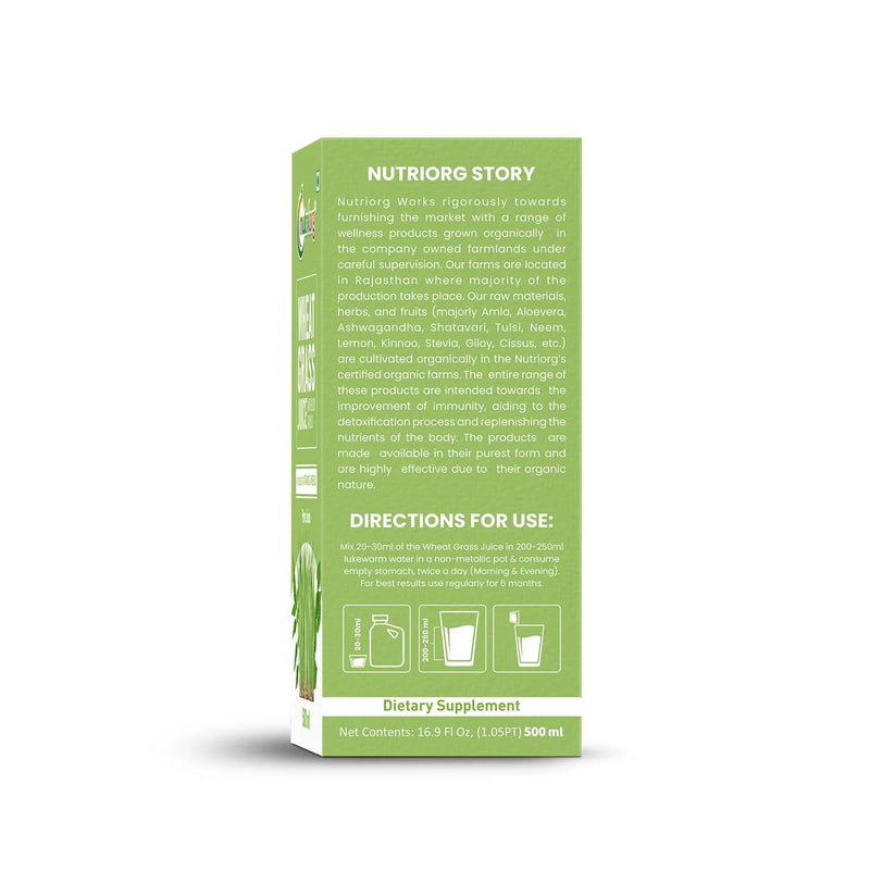 Organic Wheatgrass Juice 500ml