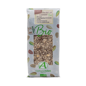 Organic Milk Chocolate Bar With Hazelnut Chips 100G