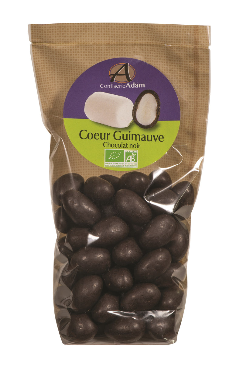 Organic Marshmallow Dark Chocolate  150G - Confiserie Adam -