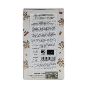 Organic Candied Orange Dark Chocolate & Candied Lemon White Chocolate 150G