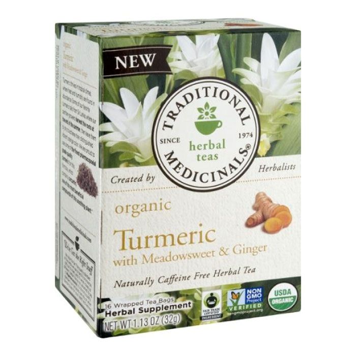 Organic Turmeric With Meadowsweet & Ginger Tea 16 Bags
