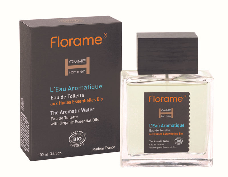 Organic Florame Eu de Toilette Aromatic Water Perfume for Men 100ml