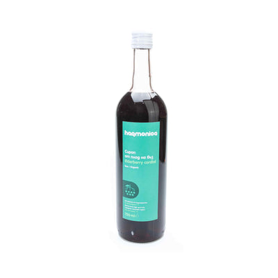 Organic Elderberry Cordial 750ml