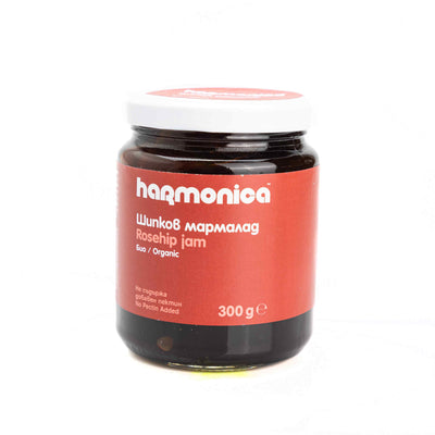Organic Rosehip Jam Glutenfree Vegan 300g - Harmonica -