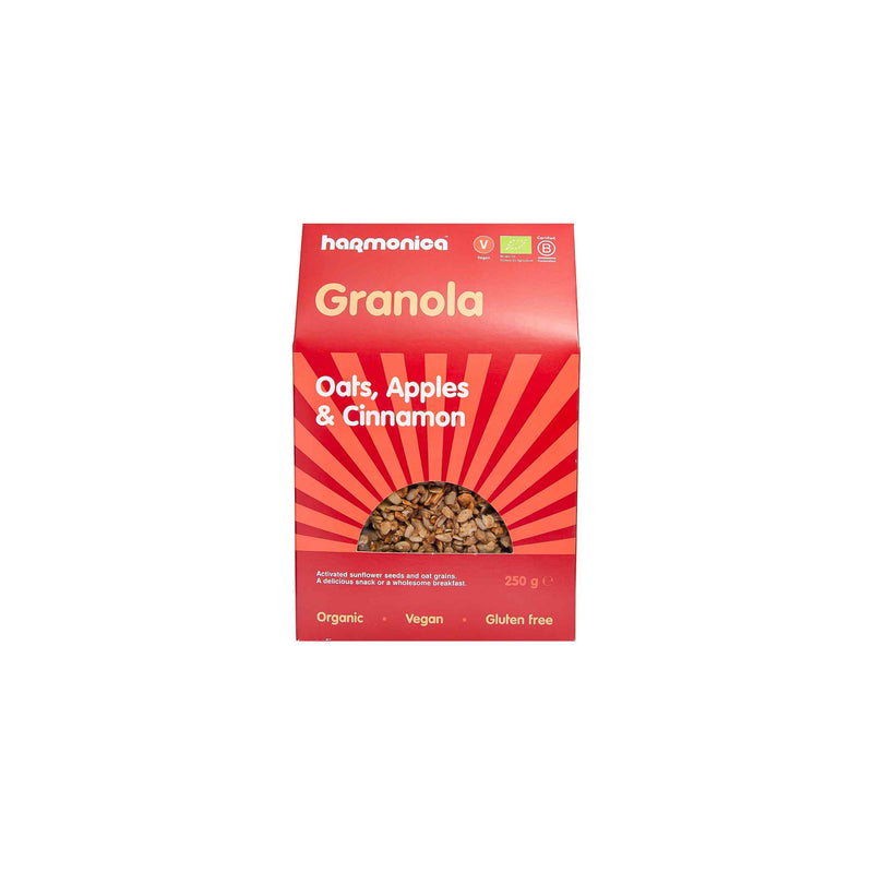 Organic Granola with oats, Apples and Cinnamon 250g