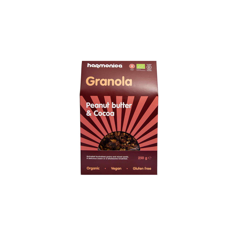 Organic Granola with Peanut Butter and Cocoa 250g