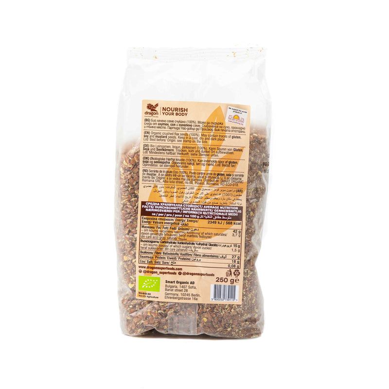 Organic Flax Seeds Crushed 250g