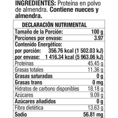 Organic Almond Protein Powder 14 Oz