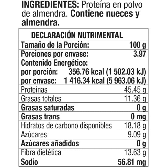 Organic Almond Protein Powder 14 Oz