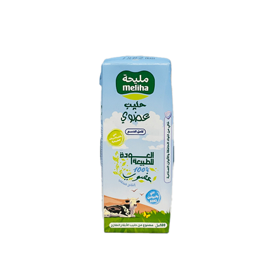 Organic UHT Milk 180ml - Meliha -