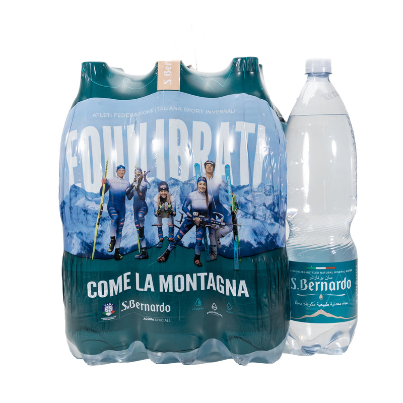 Sparkling Natural Mineral Water PET (6 x 1.5L) - San Bernardo -