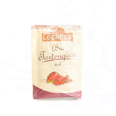 Organic Cake Glazing Red 2x15g - Lecker'S -