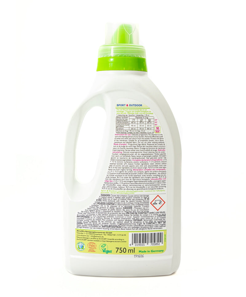 Organic Sport And Outdoor Lavender Detergent 750Ml
