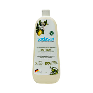 Organic Dish Liquid Lemon and Lime 1L
