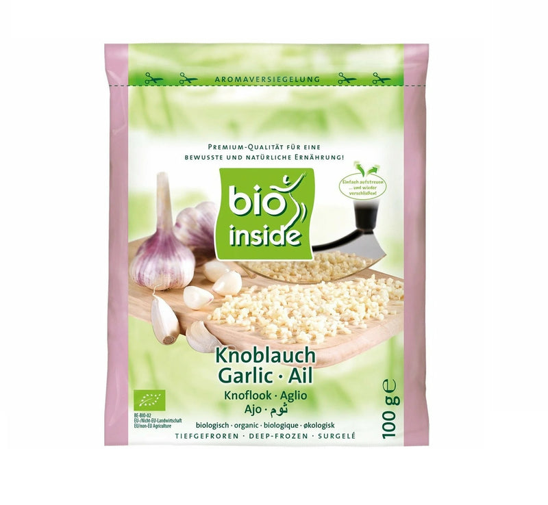 Organic Frozen Garlic Diced 150g