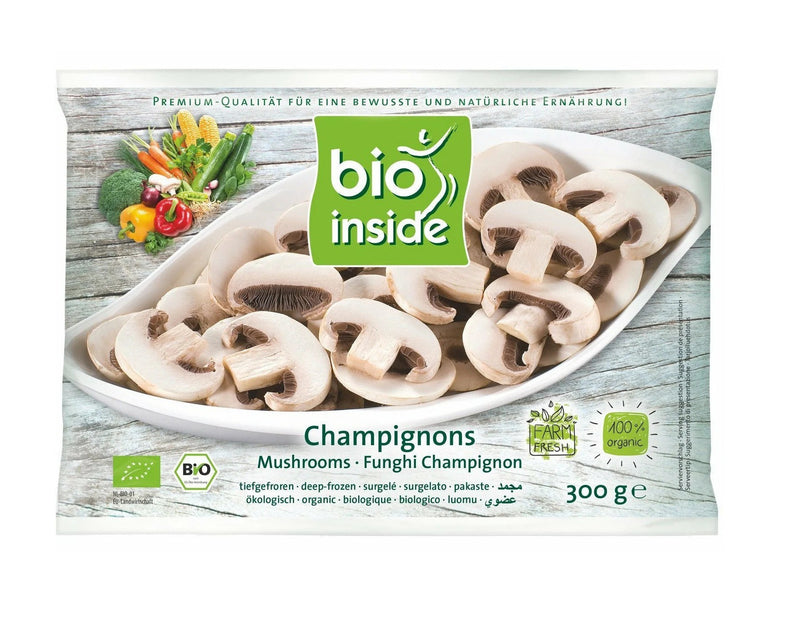 Organic Frozen Mushrooms sliced 400g