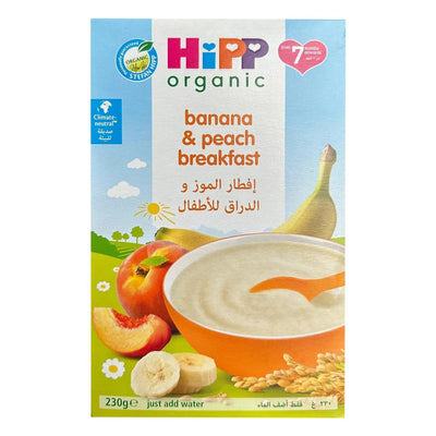 Organic Banana And Peach Breakfast 230G