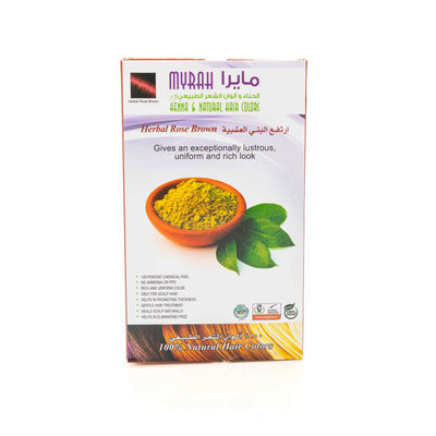 Organic Herbal Rose Brown Hair Color 100g