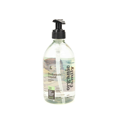 Organic Dishwash Liquid With Lime Bilberry Extrct 500Ml