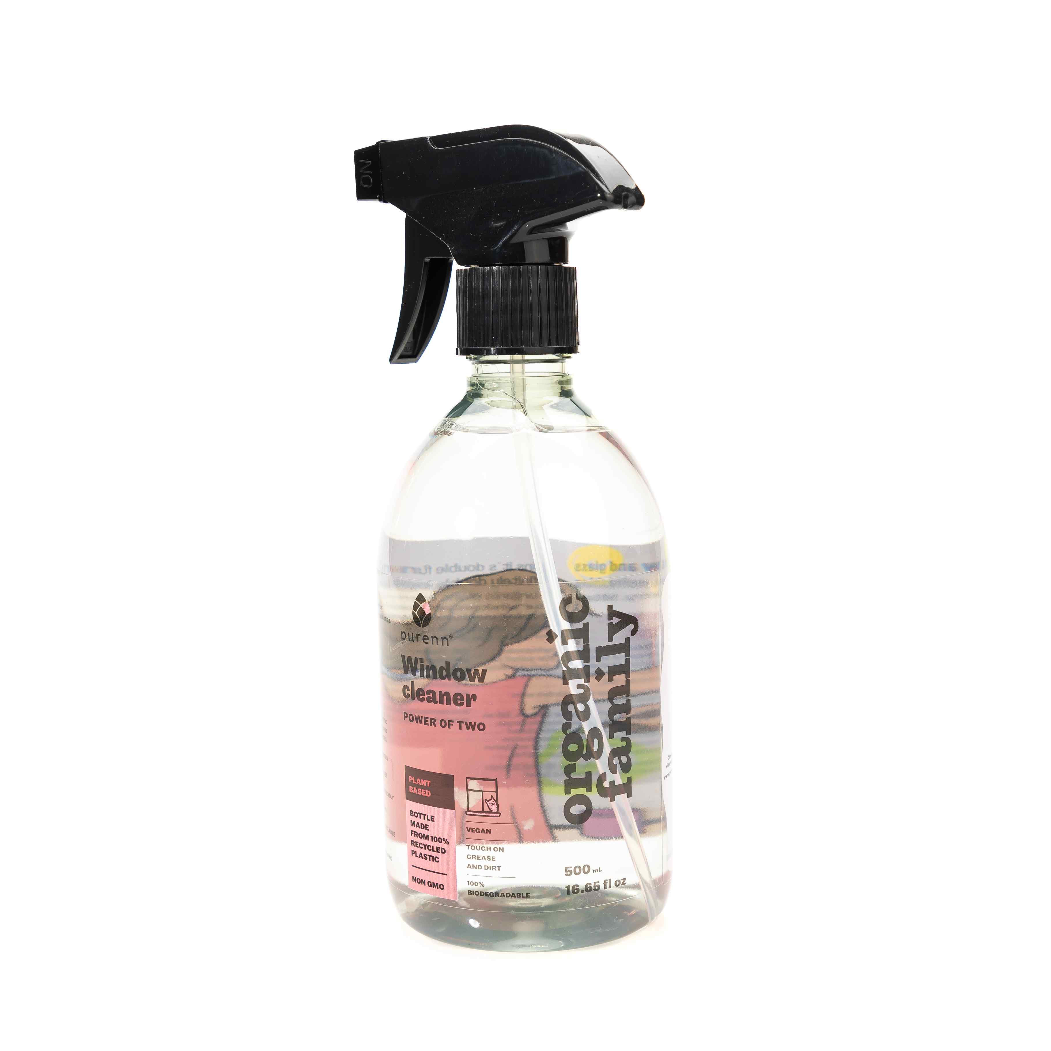 Organic Glass Wind Cleaner Lemon Strawberry 500Ml – Lets Organic