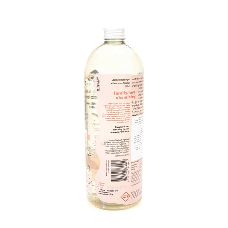 Organic Liquid laundry detergent without aroma Pillow Flight 1L