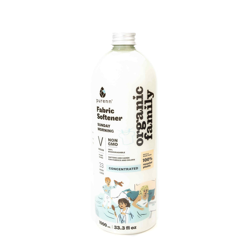 Organic Fabric Softener Laundry Rinse with Lavender & Aloe 1L