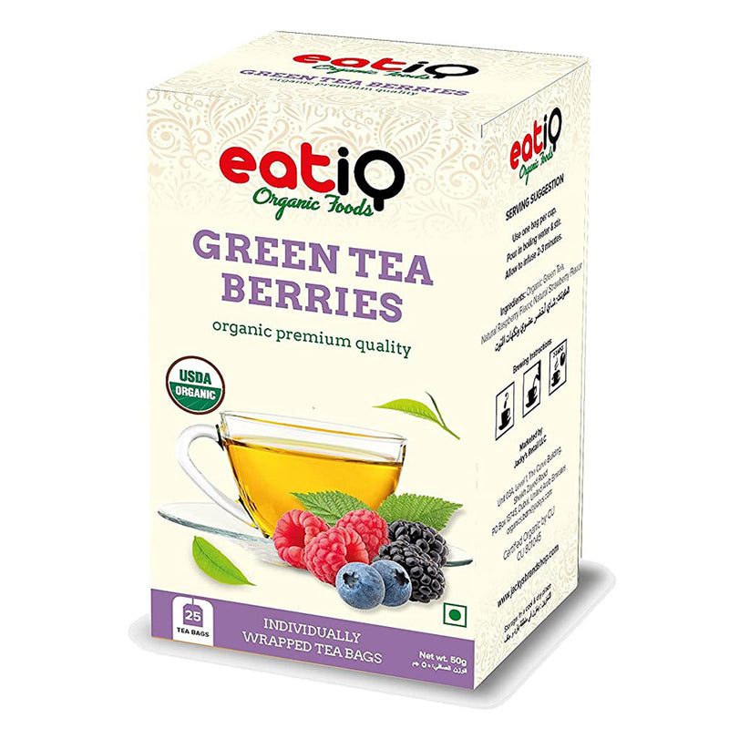 Organic Green Tea Berries 50g (25 X 2g)