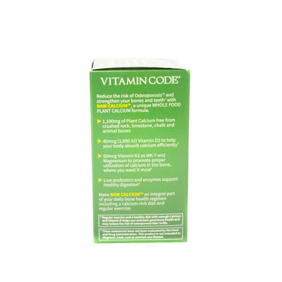 Organic Vitamin Code Raw Calcium 75'S
