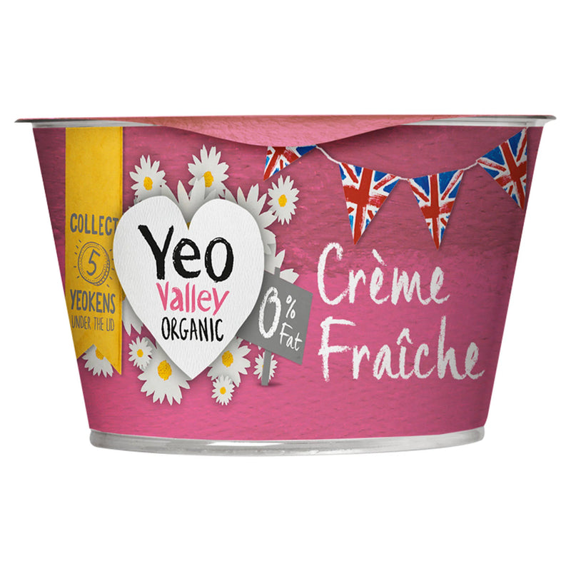 Organic 0% Fat Creme Fraiche 200g