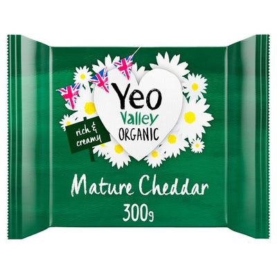 Organic Mature Cheddar Cheese 300g - Yeo Valley -