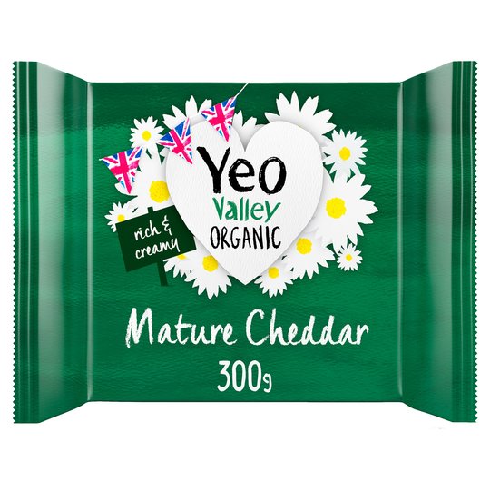 Organic Mature Cheddar Cheese 300g