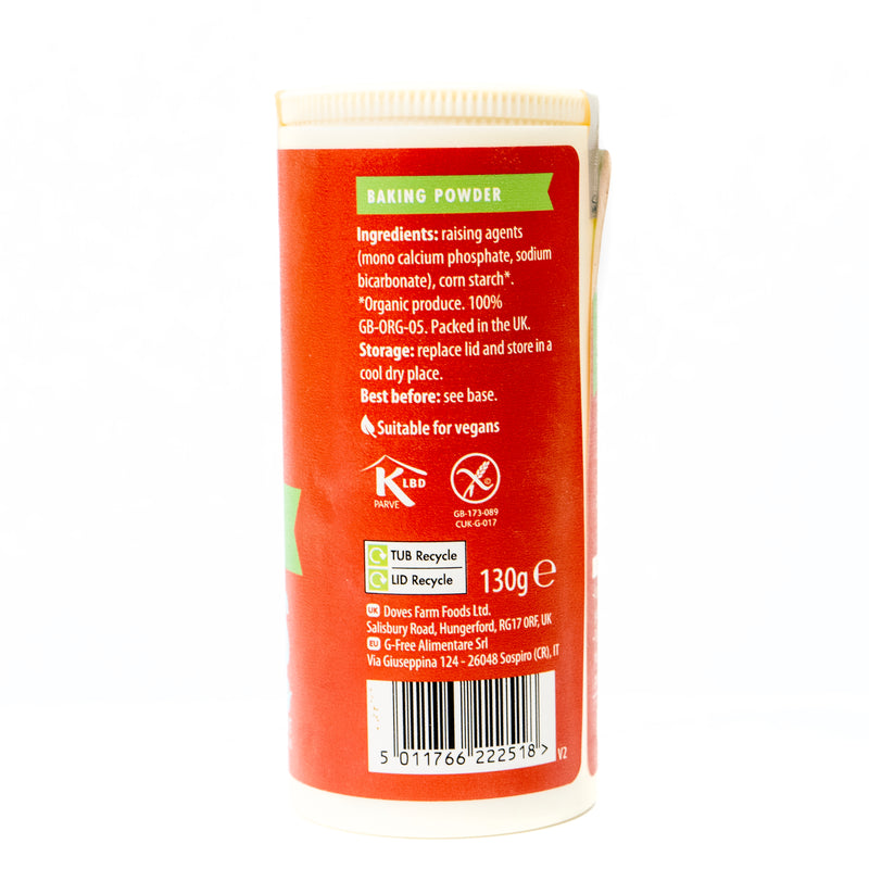 Organic Gluten Free Baking Powder 130g