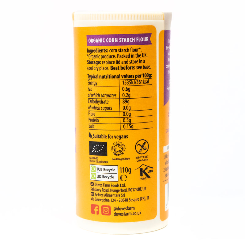 Organic Gluten Free Corn Flour 200g