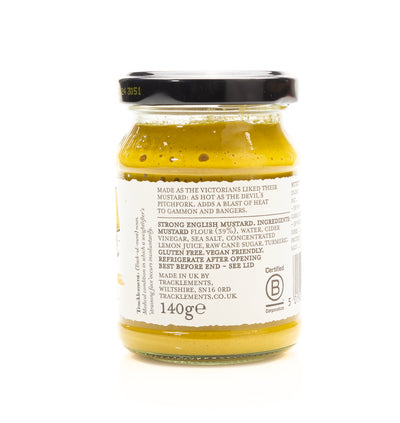 Organic Strong English Mustard 140g - Vegan - Gluten free
