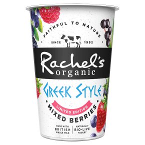 Organic Greek Style Mixed Berries Yogurt 450g - Rachel'S -