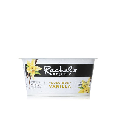 Organic Luscious Vanilla Yogurt 150g - Rachel'S -