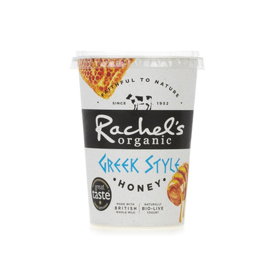 Organic Greek Style Yogurt with Honey 450g - Rachel'S -