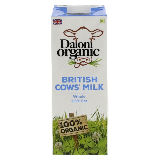 Organic Whole UHT Milk 1L